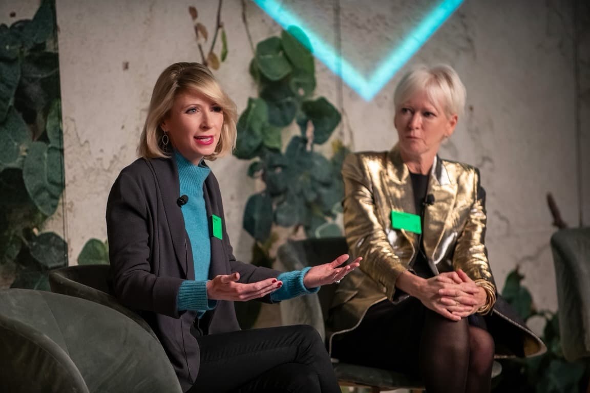 Amy Cuddy speaking on a panel